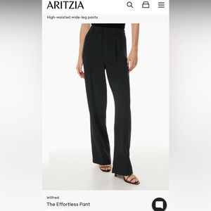 Wilfred Effortless Pant Aritzia black size 2